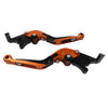 Suzuki GSXS125 GSXR150 CNC Orange Extendable Brake Clutch Levers (2017-2019)