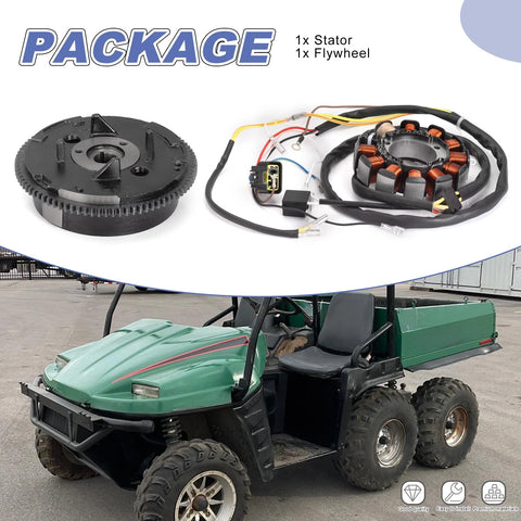 Polaris Ranger 500 4X4 / 6x6 Stator w/ Flywheel Rotor (1999-2003)
