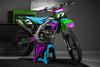 Kawasaki KX 65 Custom Decal Kit Synth Style