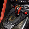 Nissan R35 GTR Gear Shifter Control Panel Trim Carbon Fiber (2017-2023)