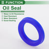 Oil Seal Rotary Shaft Seal TPU 28x38x6mm High Pressure Blue 5 Pcs