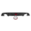 Infiniti Q60 Carbon Black Rear Bumper Diffuser with LED Brake Light (2017-2022)