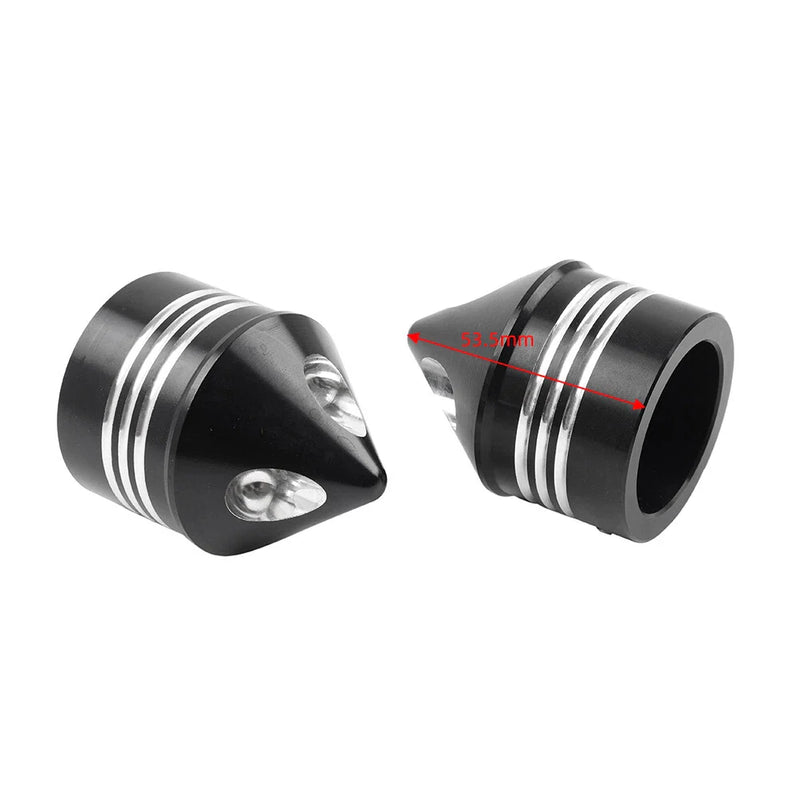 Harley Touring Dyna Road King Glide Front Axle Cap Nut Cover