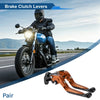 Yamaha MT-125 Orange Adjustable Short/Long Brake Clutch Lever (2014–2021)