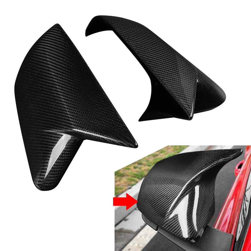 Ford Mustang Carbon Fiber Side Door Rearview Mirror Covers (2015-2024)
