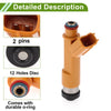 Toyota RACTIS 1.5 (2010-2016) Orange Fuel Injector 1 Pcs