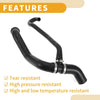 Mercedes-Benz R350 3.5L 2006-2011 Radiator Hose (2 x Rubber Black)