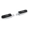 Harley Touring Limited Softail Fatboy Sportster Satin Chrome Footpegs