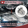 Car Motorcycle Boat Set 1 M14x1.5 M16x1.5 Engine Oil Drain Plug with Gasket