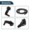 Honda (2006-2011) 1 Set Windshield Washer Nozzle & Fluid Hose