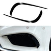 Mercedes Benz E Class S212 2 x Front Bumper Side Spoiler Trim (2013-2015)