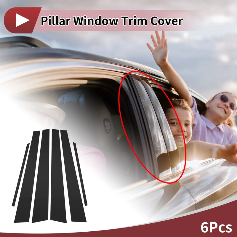 Toyota Corolla 6 x Car Door Pillar Window Trim (1998–2002)