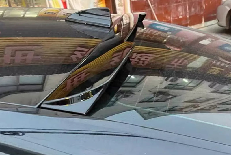 Ford Mondeo Fusion Rear Roof ABS Black V Style Spoiler Wing (2013-2020)