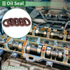 Oil Seal / 27x43x9mm / Seal Ring Rotary Shaft Seal FKM Rubber / 5 x Brown