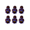 Motorcycle Bike 6pcs M8x40mm Titanium Torx Head Flange Bolts