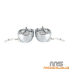 Harley Street Glide, Road King 4.5" Front Brim Trim Cover Fog Lights