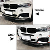 BMW X6 F16 Carbon Look Front Bumper Side Spoiler (2015-2019)