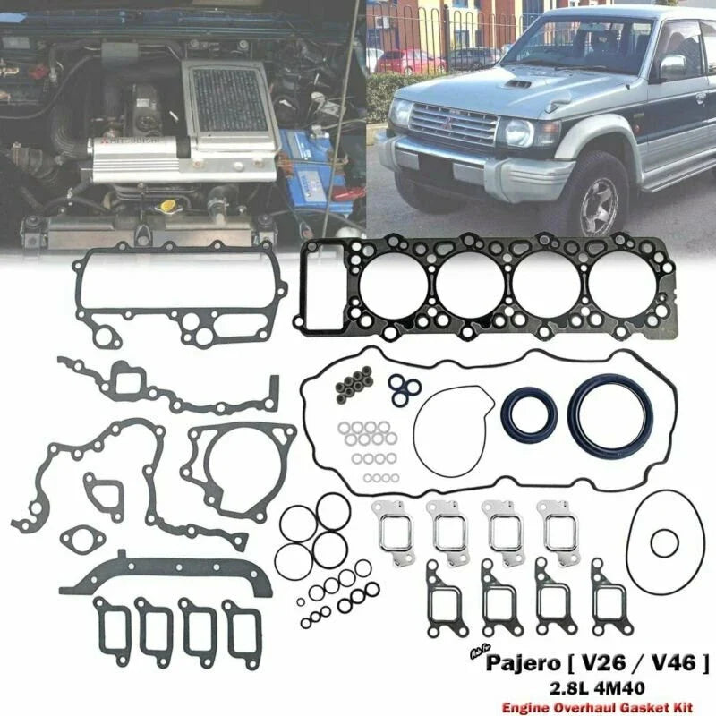 Mitsubishi Pajero NH-NL V26W V46W 2.8L 4M40 Gasket Kit (1997-2000)