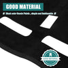 Honda Fit Car Dashboard Cover Black Flannel Non-Slip Mat (2015-2020)