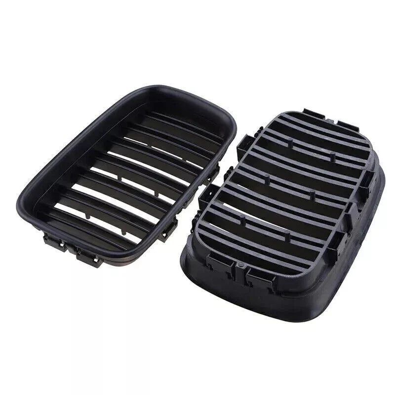 BMW E36 318i 325i Front Matte Black Kidney Sport Hood Grille (1992-1996)