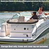 Boat Boot Cover / 91-96 in / Bimini Top Storage with Light Hole