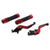 Kawasaki ZX1400 Red Extendable Brake Clutch Levers & Handlebar Grips (2006-2023)