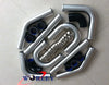 2 Inch Universal Intercooler Turbo Aluminum Piping & Black Silicone Hose