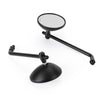 Universal Models 3" Motorcycle Handlebar Mirrors Pair