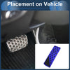 Jeep Grand Cherokee (2022-2025) - Aluminum Alloy Blue Footrest Pedal Cover
