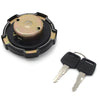 Honda MTX200RW NX125 NX650 Dominator Fuel Gas Tank Cap Cover Keys