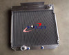Ford Falcon XA XB XC Fairlane ZF ZG 6 Cyl Aluminum Radiator + Fan (1972-1977)
