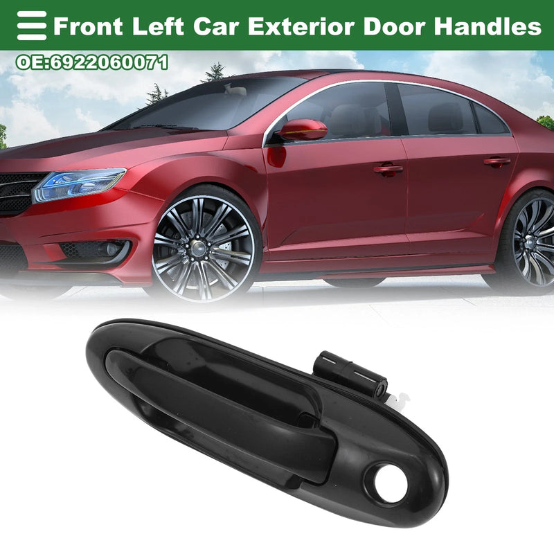 Toyota Land Cruiser Black Front Left Exterior Door Handle (2008-2021)