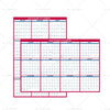 24 x 36in 2024 Dry Erase Wall Calendar Planner - Red (2024)