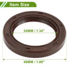 MAZDA MX3 Mk5 Mk6 (1991-1998) 1 x Seal Front Crankshaft Oil Seal