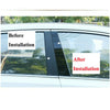Honda Fit Jazz 6Pcs Black Door Window Pillar Posts Cover Trim (2014-2019)