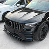 Benz GLB X247 Gloss Black Front Lower Spoiler Lip Kit (2024-2025)