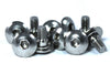 Triumph Inox 2 x carenatura Sedile Bulloni m6 X 12mm Con 4mm Spalla Collo