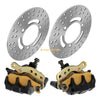 Kawasaki Bayou 300 KLF300C Front Brake Calipers & Brake Rotors (1989–2004)