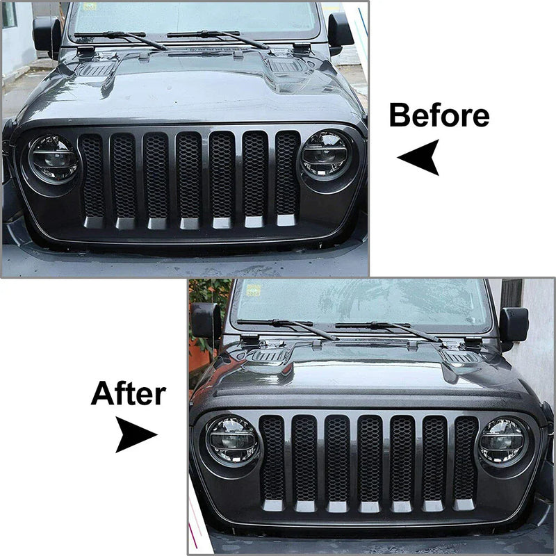 Jeep Wrangler JL Hood Stone Chip Deflector (2018-2022)