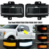 Ford F-250 / F-350 2x Switchback Mirror Signal Amber White Light (2017–2022)