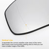 Ford Focus Left Side White Heated Mirror Glass (2008-2018)