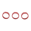 Subaru BRZ, Toyota GR86 Red Center Console AC Knob Ring Trim (2021-2024)