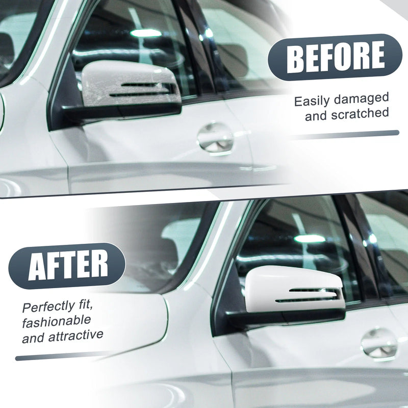 Mercedes Benz A Class B Class C Class E Class Left Mirror Cover Cap White