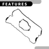 BMW 1 Series (E81) 120i Valve Cover Gasket (2007-2011)