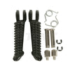 Yamaha YZF R6 R6S Black Front Footrest Pegs (1999-2020)