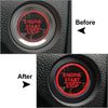Honda Civic 2016-2021 Gold Engine Start Stop Button Trim