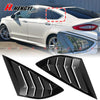 Ford Fusion Mondeo 2x Gloss Black Rear Side Louvers Cover (2013–2022)