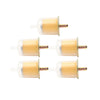 Universal Motorcycle 5 Pcs 3/8" Inline Gas Fuel Filter (No Year)
