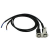 Handlebar Adjustable Mount Waterproof 12V Green LED Motorcycle Switch