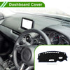 Mazda CX-3 2016-2022 Sun Protector Black Blue Dashboard Cover Mat